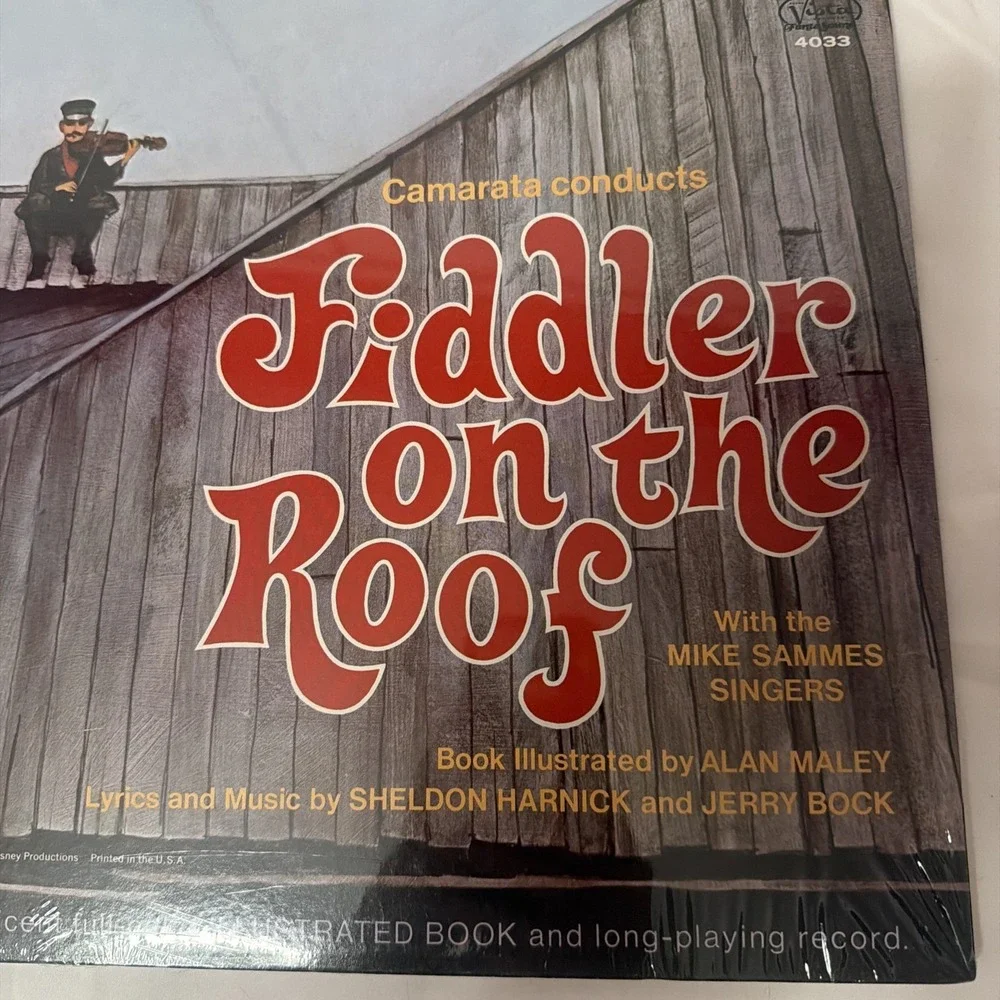 Disney- Camarata Conducts Fiddler On The Roof 1968 Buena Vista Vinyl LP record - Picture 15 of 16